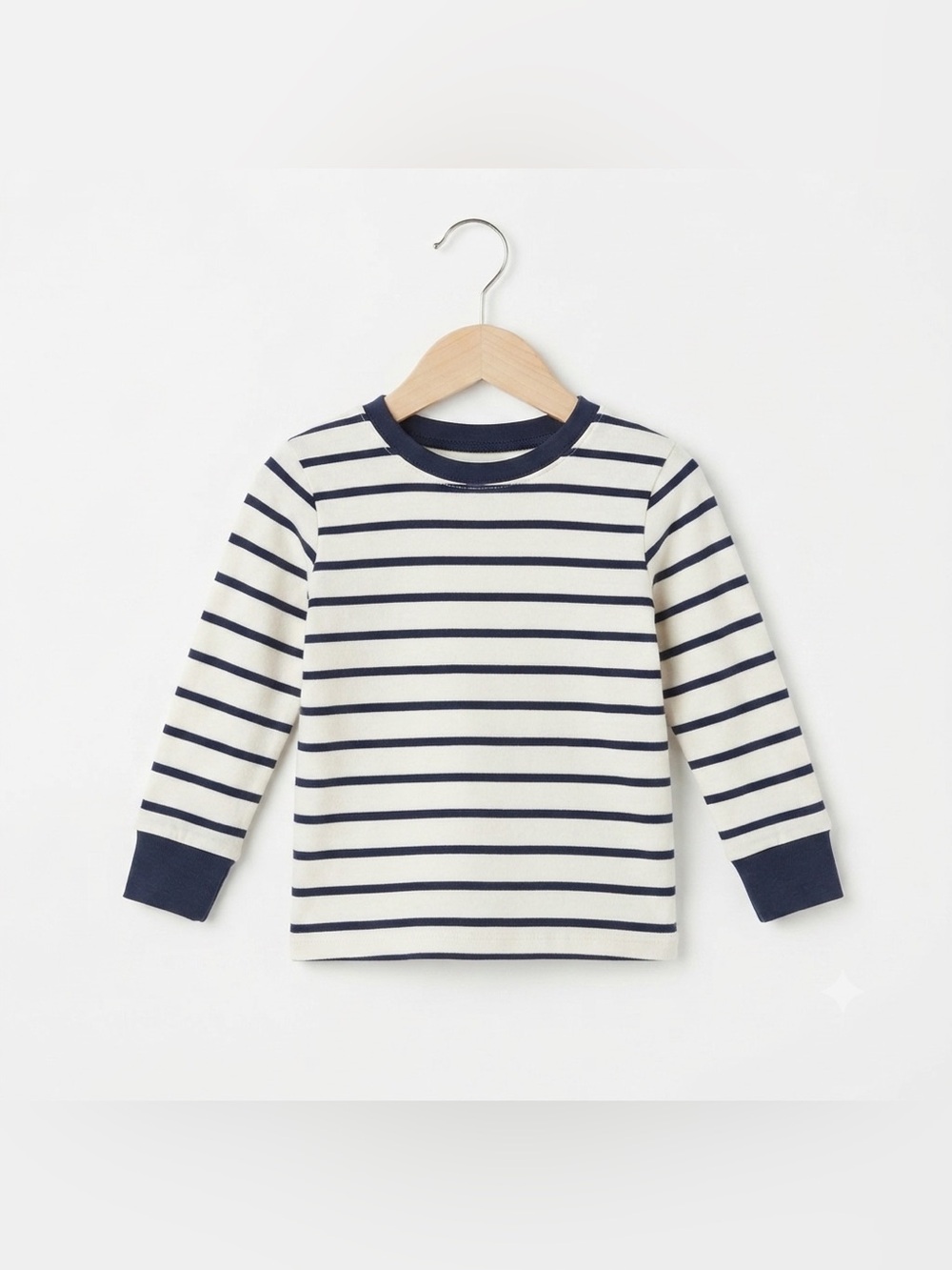 3/$20 Carter’s Long Sleeve Tee Navy White Stripes 2T